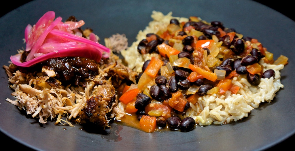 Nov 12: Trader Joe’s Pies; Pulled Pork with Black Beans and Rice