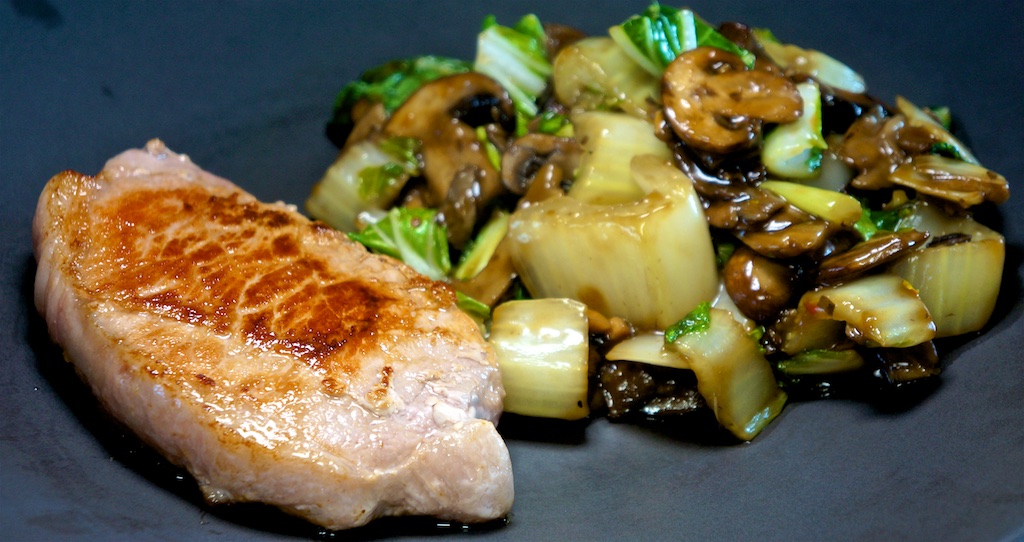 Jun 5: Smoked Salmon & Avocado Sandwiches; Boneless Pork Chop with Chinese-Style Bok Choy with Mushroom Sauce