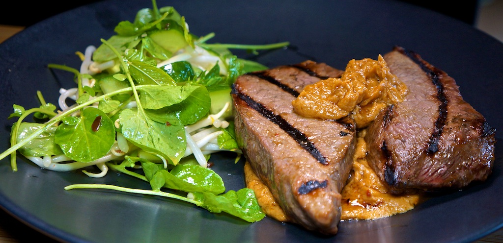 Jun 28: Eloté and Fish & Chips; Top Sirloin with Peanut Sauce and “Refrigerator” Salad