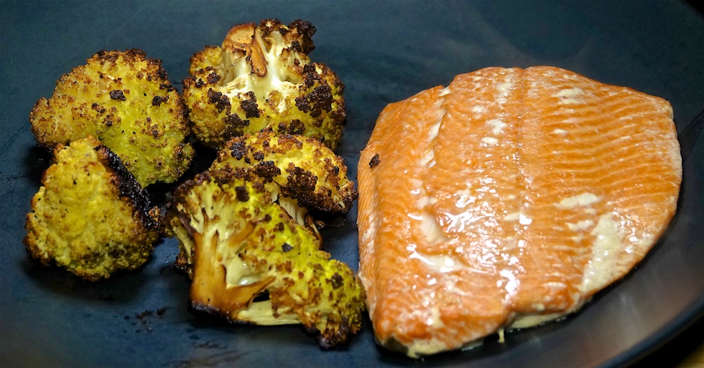 Feb 8: Turkey, Swiss & Sun Dried Tomato Paste, Sweet & Spicy Tuna with Swiss; Smoked Salmon with Pepper Roasted Cauliflower