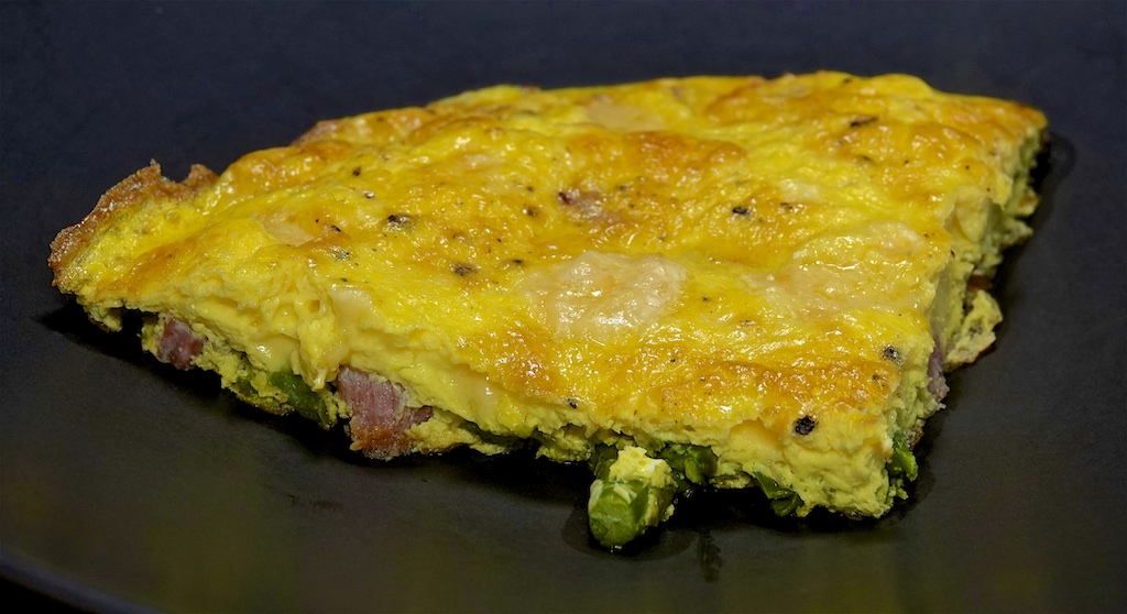 May 15: Egg Salad Panini Roll; Asparagus and Ham Frittata