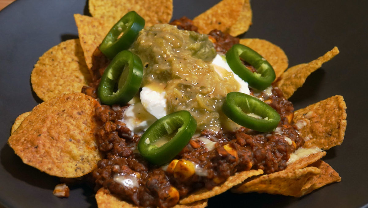 Aug 16: Soy Chorizo Nachos