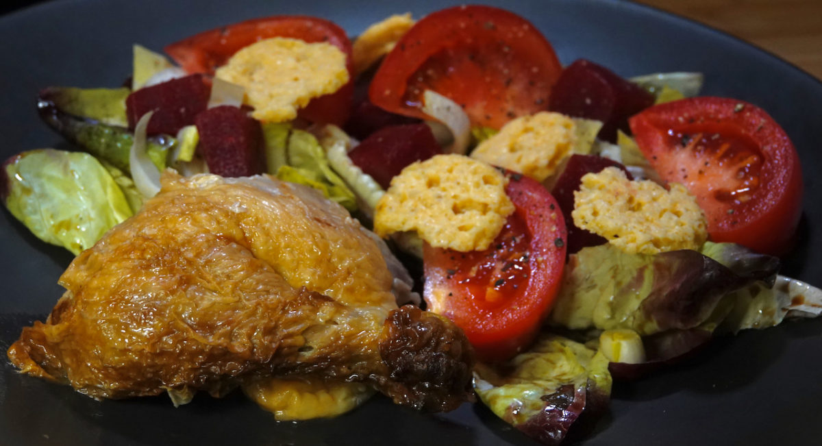 Jan 27: Roast Chicken Leg with Australian-inspired Salad