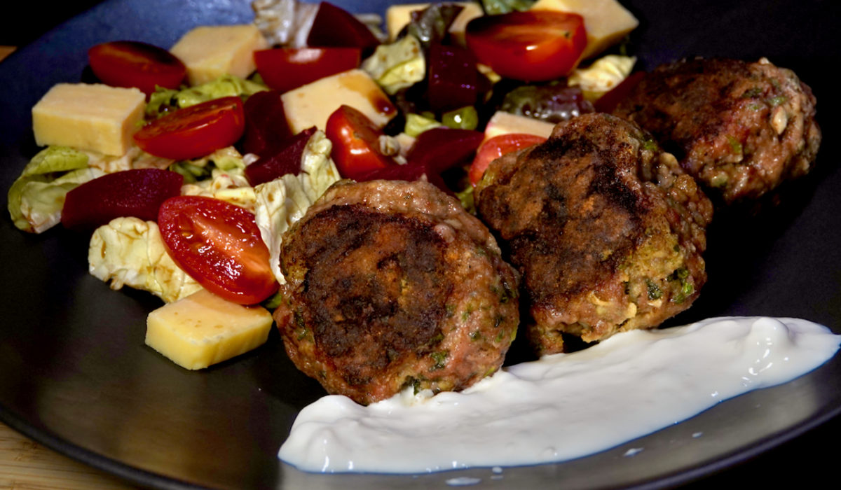 Mar 1: Lamb Rissoles with “Aussie” Salad