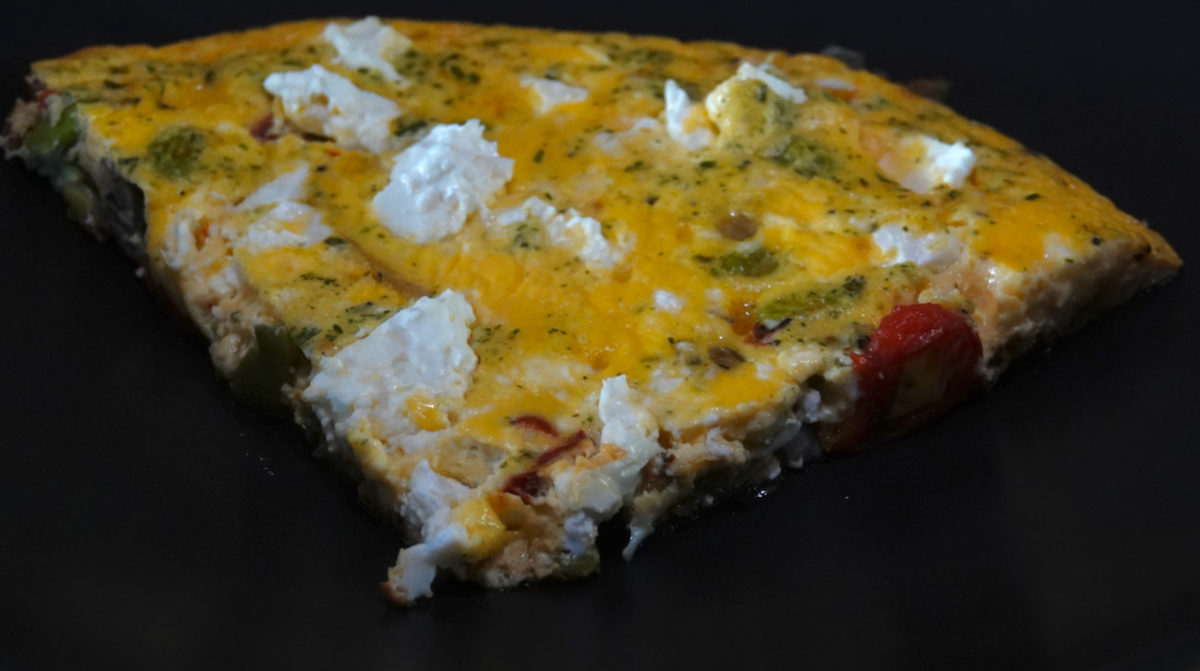 Apr 4: Bell Pepper, Sun-dried Tomatoes and Feta Frittata