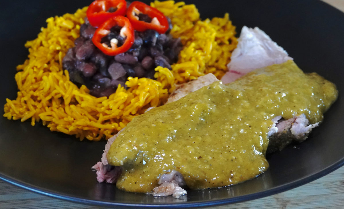 Jun 18: Cuban Roast Pork with Cuban Black Beans and Brown Rice