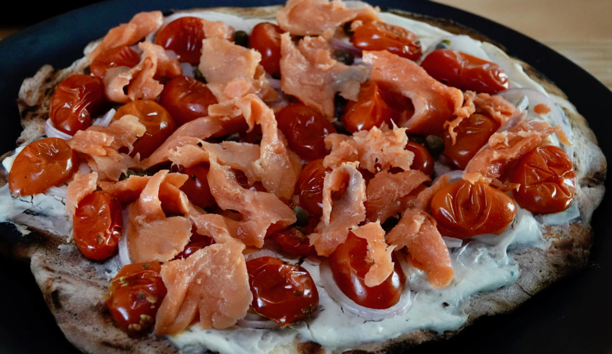 Jun 10: Smoked Salmon Pizza