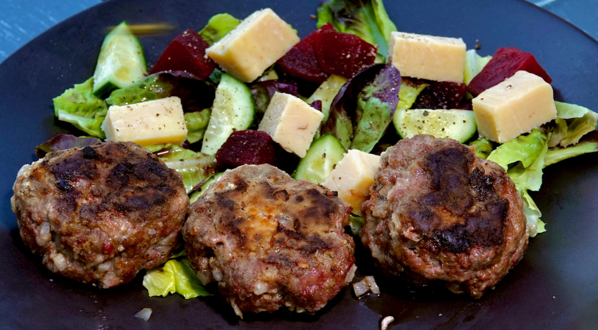 Jun 29: Beef Rissoles with Australian Salad